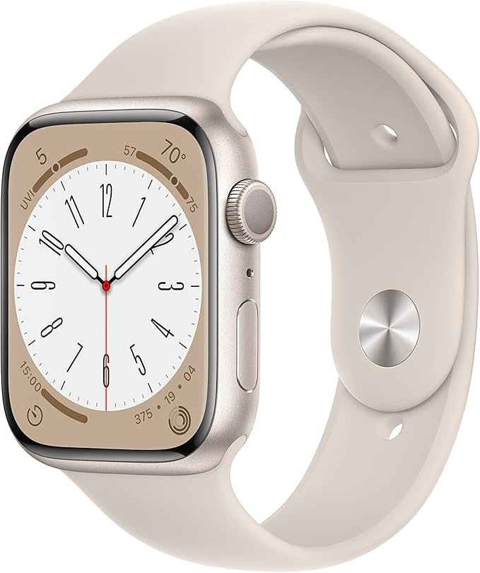 Apple Watch Series 8 (GPS, 45mm) - Starlight Aluminium Case