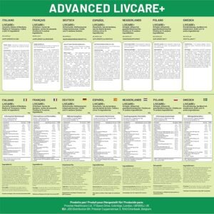 Advanced Livcare+ 60 Capsules | Added with Choline, Artichoke, Burdock Root, Dandelion Root, and 14 Other Active Ingredients | Liver Cleanse Detox and Repair for Men and Women by Prowise